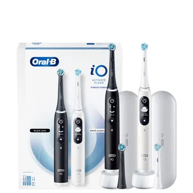 iO Ultimate Clean Rechargeable Electric Toothbrush Twin Pack