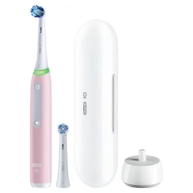 Oral-B iO Series 4 Clean & Gum Care Rechargeable Electric Toothbrush, Azalea Pink
