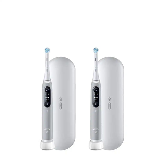 Oral-B iO Series 6 Twin Pack, Grey Opal and Grey Opal